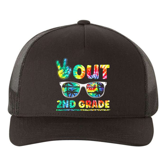 Last Day of School Peace Out 2nd Grade Teachers Yupoong Adult 5-Panel Trucker Hat