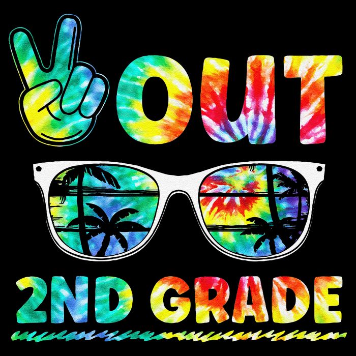 Last Day of School Peace Out 2nd Grade Teachers 16 in Basic Backpack