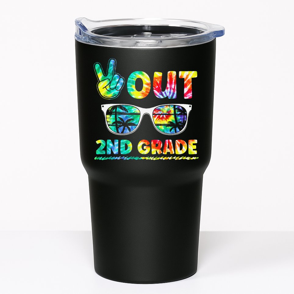Last Day of School Peace Out 2nd Grade Teachers Tumbler