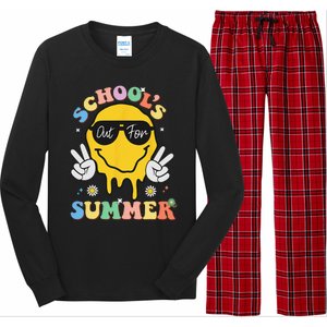 Last Day Of School Schools Out For Summer Teacher Long Sleeve Pajama Set