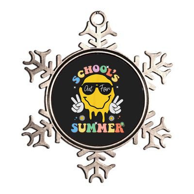 Last Day Of School Schools Out For Summer Teacher Metallic Star Ornament