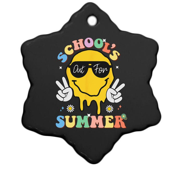 Last Day Of School Schools Out For Summer Teacher Ceramic Star Ornament