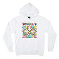 Last Day Of School Graduation Groovy Schools Out For Summer Hoodie