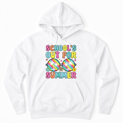 Last Day Of School Graduation Groovy Schools Out For Summer Hoodie