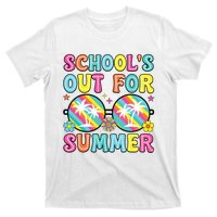 Last Day Of School Graduation Groovy Schools Out For Summer T-Shirt