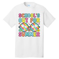 Last Day Of School Graduation Groovy Schools Out For Summer Tall T-Shirt