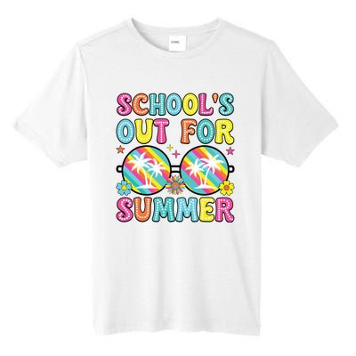 Last Day Of School Graduation Groovy Schools Out For Summer Tall Fusion ChromaSoft Performance T-Shirt