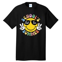 Last Day Of School Graduation Groovy Schools Out For Summer Tall T-Shirt