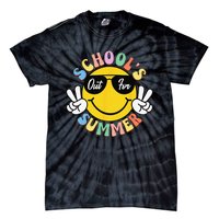 Last Day Of School Graduation Groovy Schools Out For Summer Tie-Dye T-Shirt