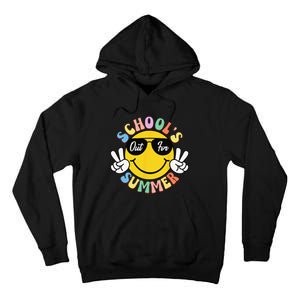 Last Day Of School Graduation Groovy Schools Out For Summer Tall Hoodie