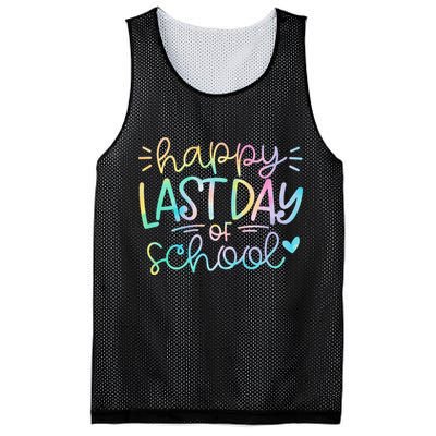 Last Day of School Tie Dye School Graduation Gifts Mesh Reversible Basketball Jersey Tank