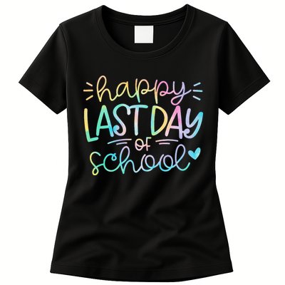 Last Day of School Tie Dye School Graduation Gifts Womens T-Shirt