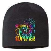 Last Day Of School Schools Out Summer Teacher Tie Dye Sustainable Beanie