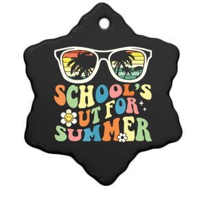 Last Day Of School Graduation Groovy Schools Out For Summer Ceramic Star Ornament