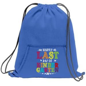 Last Day Of Kindergarten Great Gift Magical Unicorn Gift Sweatshirt Cinch Pack Bag