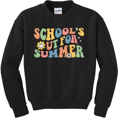 Last Day Of School Schools Out For Summer Teacher Kids Sweatshirt