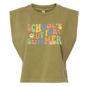 Last Day Of School Schools Out For Summer Teacher Garment-Dyed Women's Muscle Tee