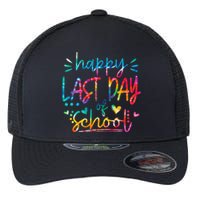 Last Day of School Tie Dye School Graduation Gifts Flexfit Unipanel Trucker Cap