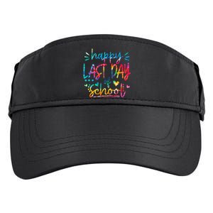 Last Day of School Tie Dye School Graduation Gifts Adult Drive Performance Visor