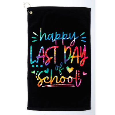 Last Day of School Tie Dye School Graduation Gifts Golf Towel