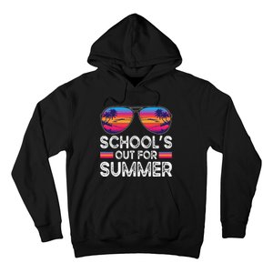 Last Day Of School Retro Schools Out For Summer Teacher Hoodie