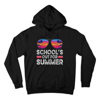 Last Day Of School Retro Schools Out For Summer Teacher Hoodie