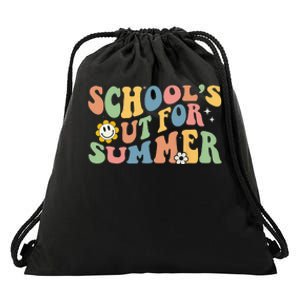 Last Day Of School Schools Out For Summer Teacher Drawstring Bag