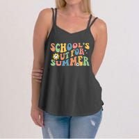 Last Day Of School Schools Out For Summer Teacher Women's Strappy Tank