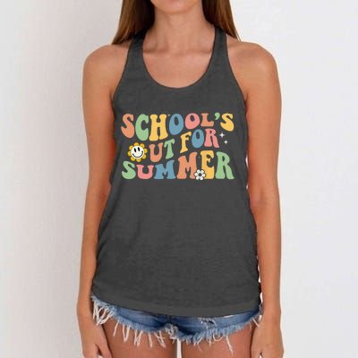 Last Day Of School Schools Out For Summer Teacher Women's Knotted Racerback Tank