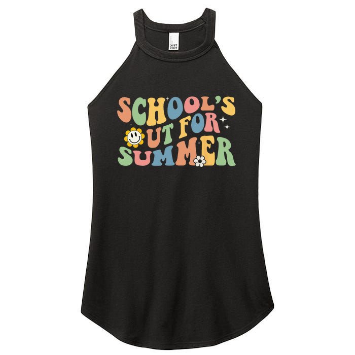 Last Day Of School Schools Out For Summer Teacher Women's Perfect Tri Rocker Tank