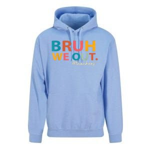 Last Day Of School Bruh We Out Teachers End Of School Year Gift Unisex Surf Hoodie