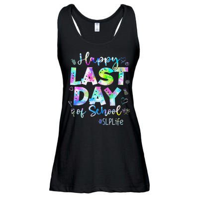 Last Day Of School SLP Life Summer Vacation Beach Ladies Essential Flowy Tank