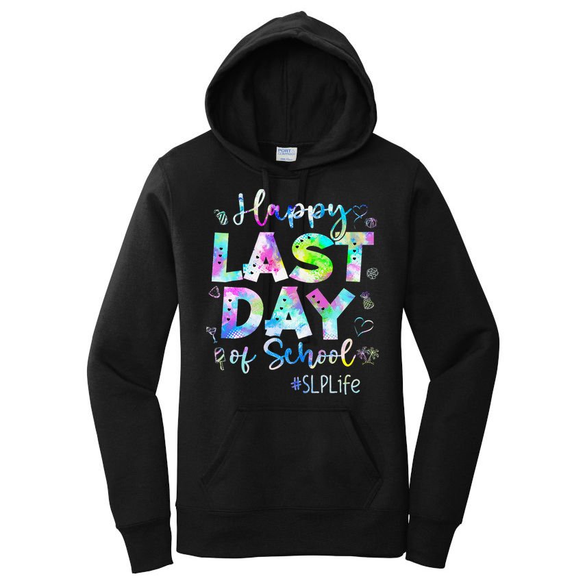 Last Day Of School SLP Life Summer Vacation Beach Women's Pullover Hoodie