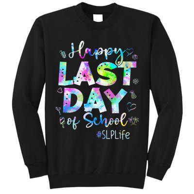 Last Day Of School SLP Life Summer Vacation Beach Tall Sweatshirt
