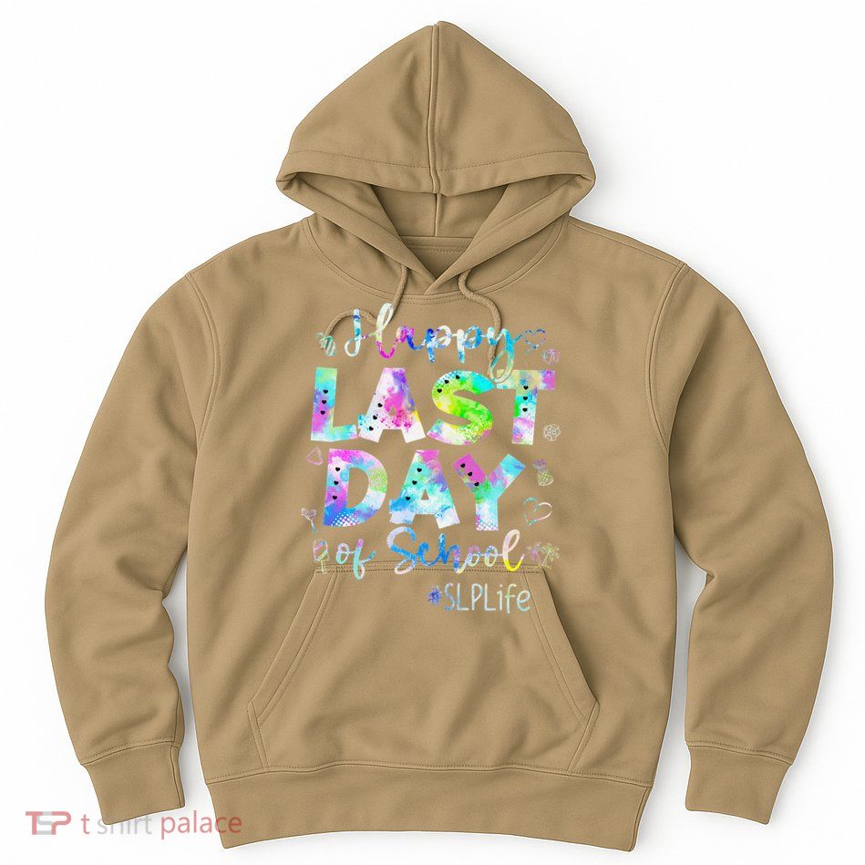 Last Day Of School SLP Life Summer Vacation Beach Hoodie