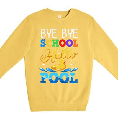 Last Day Of School Summer Holidays Student Teacher Premium Crewneck Sweatshirt