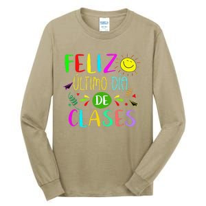 Last Day Of School Summer Spanish Teacher Or Student Tall Long Sleeve T-Shirt