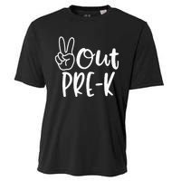 Last Day Of School Peace Out PreSchool Pre K Teacher Kids Cooling Performance Crew T-Shirt