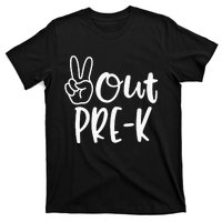 Last Day Of School Peace Out PreSchool Pre K Teacher Kids T-Shirt