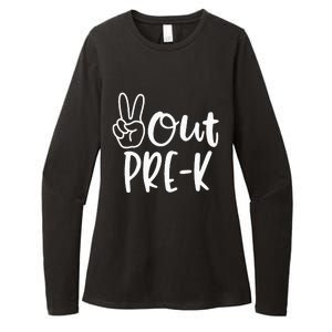 Last Day Of School Peace Out PreSchool Pre K Teacher Kids Womens CVC Long Sleeve Shirt