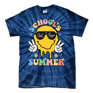 Last Day Of School Schools Out For Summer Teacher Tie-Dye T-Shirt