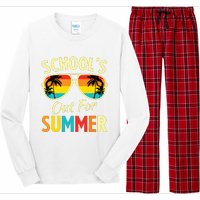 Last Day Of School Retro Schools Out For Summer Teacher Long Sleeve Pajama Set