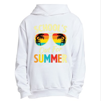 Last Day Of School Retro Schools Out For Summer Teacher Urban Pullover Hoodie