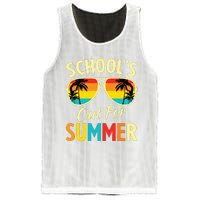 Last Day Of School Retro Schools Out For Summer Teacher Mesh Reversible Basketball Jersey Tank