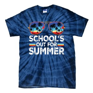 Last Day Of School Schools Out For Summer Teacher Boy Tie-Dye T-Shirt