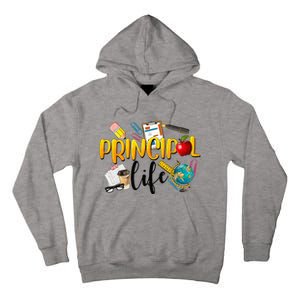 Last Day Of School Principal Life End Of Year Summer Vibes Tall Hoodie