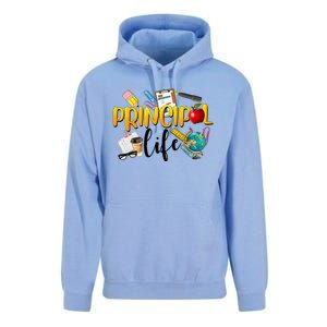 Last Day Of School Principal Life End Of Year Summer Vibes Unisex Surf Hoodie