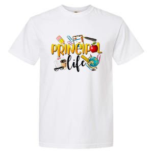 Last Day Of School Principal Life End Of Year Summer Vibes Garment-Dyed Heavyweight T-Shirt