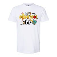 Last Day Of School Principal Life End Of Year Summer Vibes Softstyle CVC T-Shirt