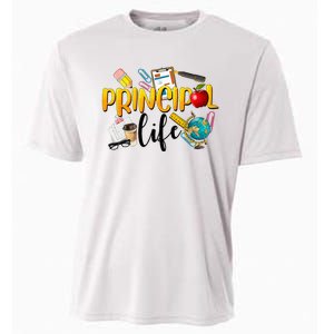 Last Day Of School Principal Life End Of Year Summer Vibes Cooling Performance Crew T-Shirt